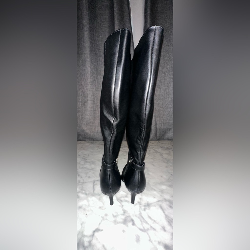 Charter Club Black Over the Knee Boots - Picture 2 of 5